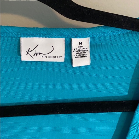 Turquoise blouse - Picture 2 of 5